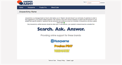Desktop Screenshot of answerarmy.com